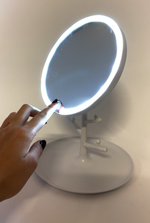 Aorlis Specchio LED da Tavolo con 3 Livelli di Luminosità - Illuminazione Professionale per il Trucco